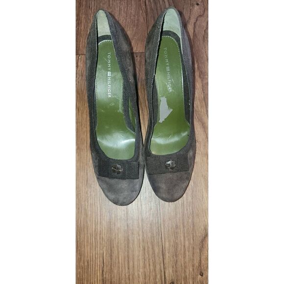 Tommy Hilfiger Suede Wedge Shoes - Picture 1 of 8